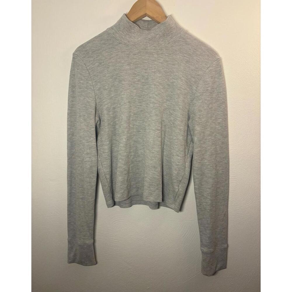 American Eagle Mock Neck Long Sleeve Top Size XL